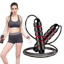 Nouvelle Corde à Sauter en Fil d’Acier - Exercice de Saut Réglable pour Entraînement Physique