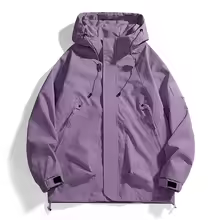Veste imperméable d'extérieur unisexe